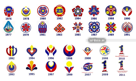 Logo Hari Merdeka 57 - Malaysia, Di Sini Lahirnya Sebuah Cinta