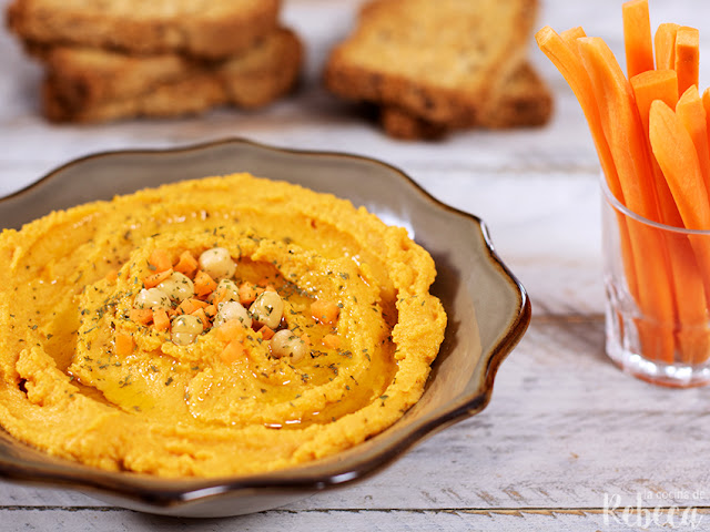 Hummus de zanahoria