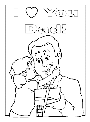 Fathers  Coloring on Love U Dad  Happy Father Day Coloring Pages   Coloring Pages