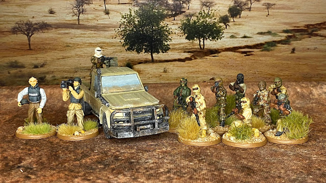 28mm African Islamic terrorist insurgent miniatures