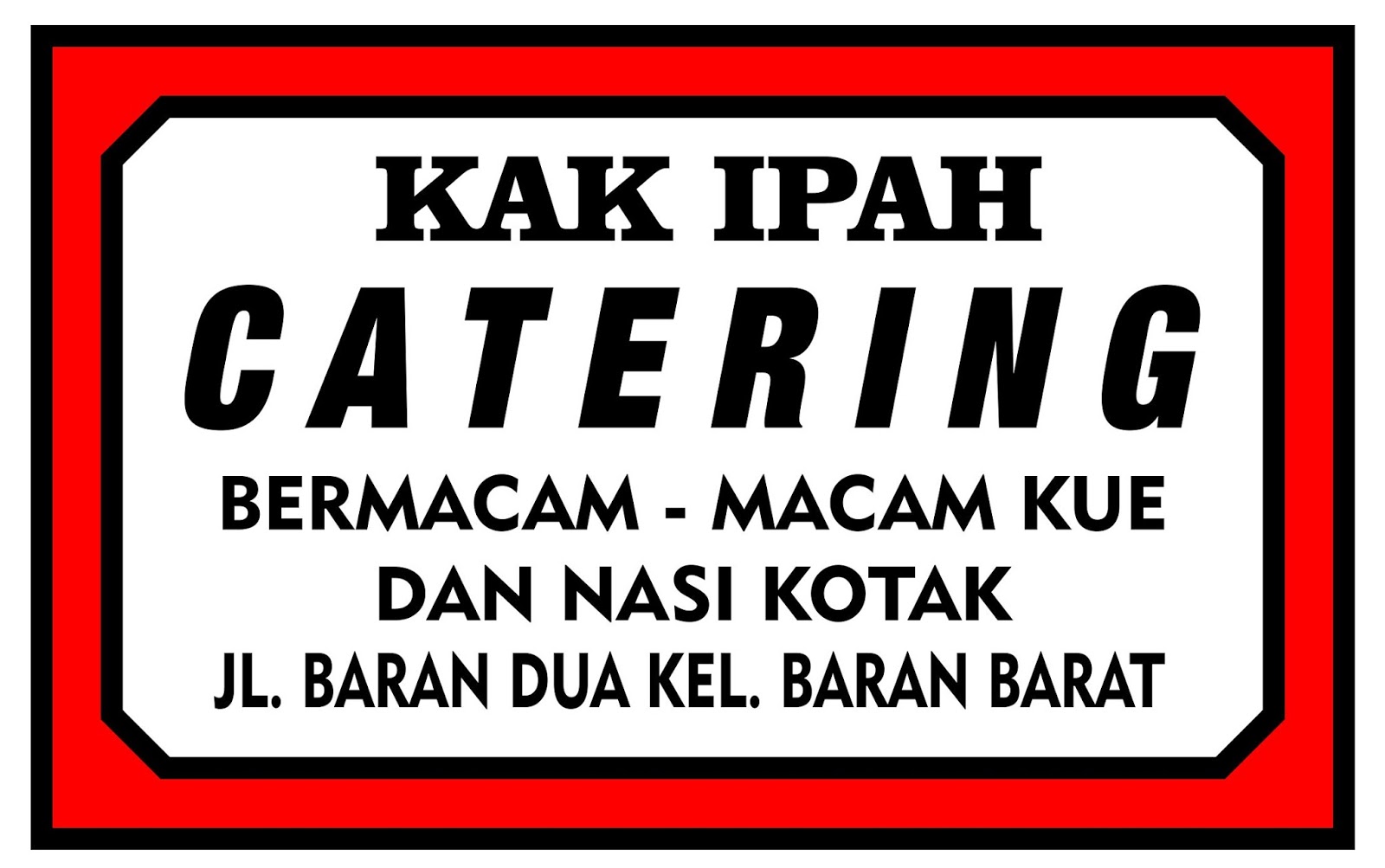 Desain Label Catering cdr ~ carafitra