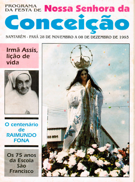 PROGRAMA DA FESTA DE NOSSA SENHORA DA CONCEIÇÃO DE 1993