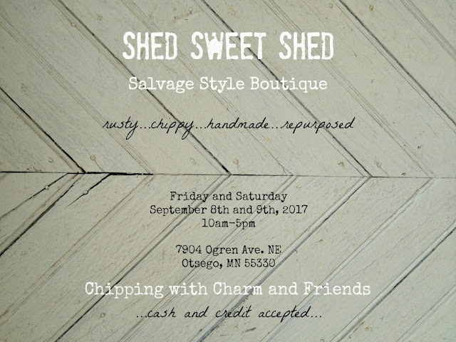 Chipping with Charm:Shed Sweet Shed Boutique 2017, www.chippingwithcharm.blogspot.com