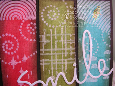 masculine card with stencils detail
