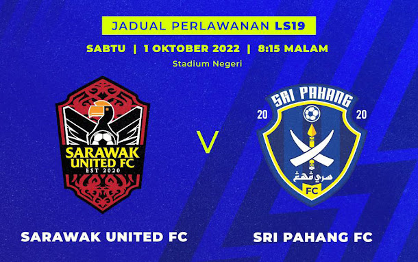 Perlawanan Sarawak United vs Sri Pahang 1.10.2022