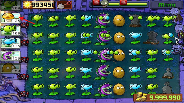 download plant vs zombie cheat mod apk