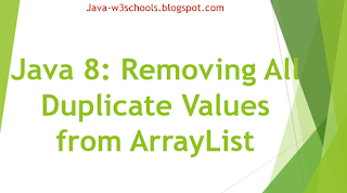 Removing All Duplicate Values from ArrayList including Java 8 Streams