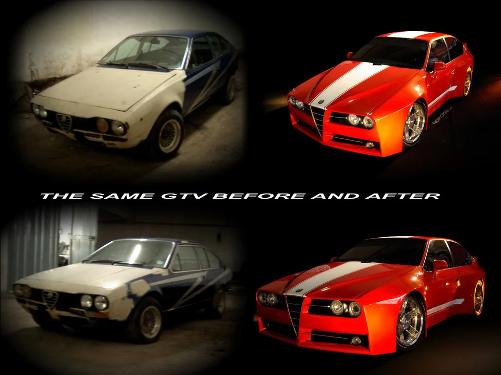خلفيات سيارة ألفا روميو  سباق جيتيا ، Alfa Romeo GTV racing tuning