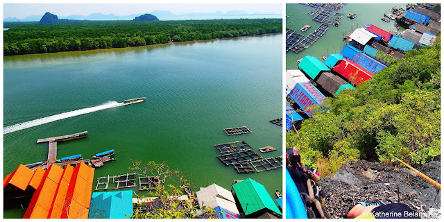 View from the First Ledge of Ko Panyi Rock Climb