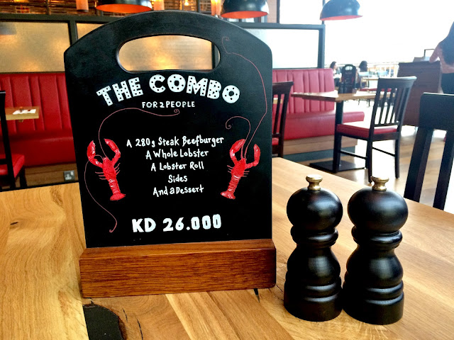 The Combo at Burger & Lobster, Kuwait