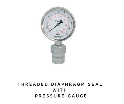 diaphragm seal with threaded connection