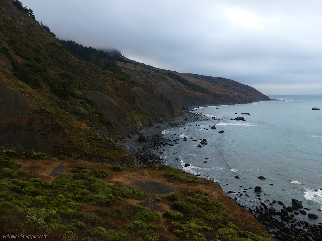 beach and cliffs