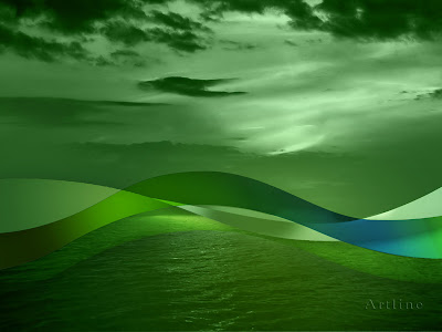 Abstract Vector Hd Ecological Background Wallpaper 1024x768 Wave on Green Sea Read more...