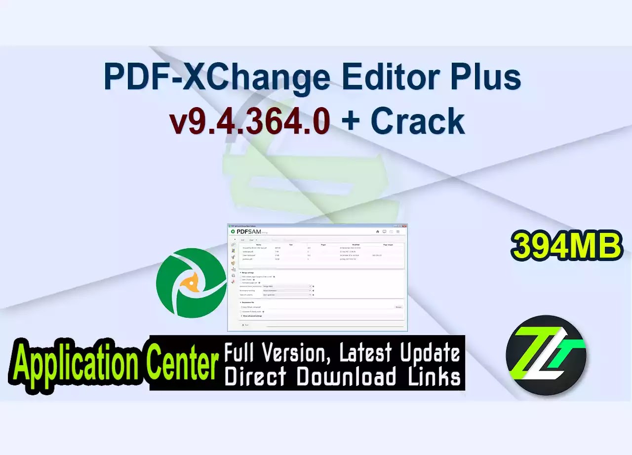PDF-XChange Editor Plus v9.4.364.0 + Crack