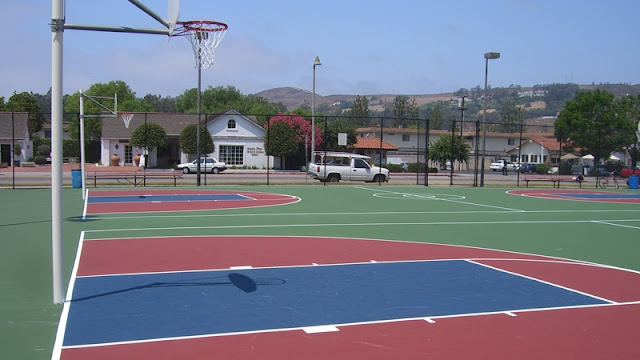 basketball court construction