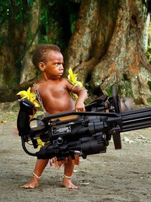 kid with gun