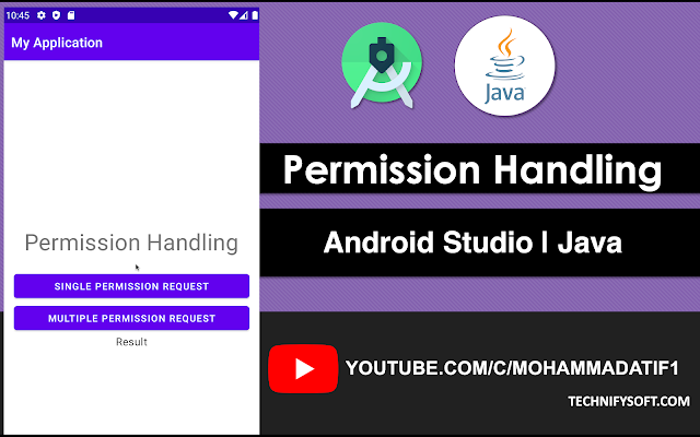 Permission Handling | Android Studio | Java