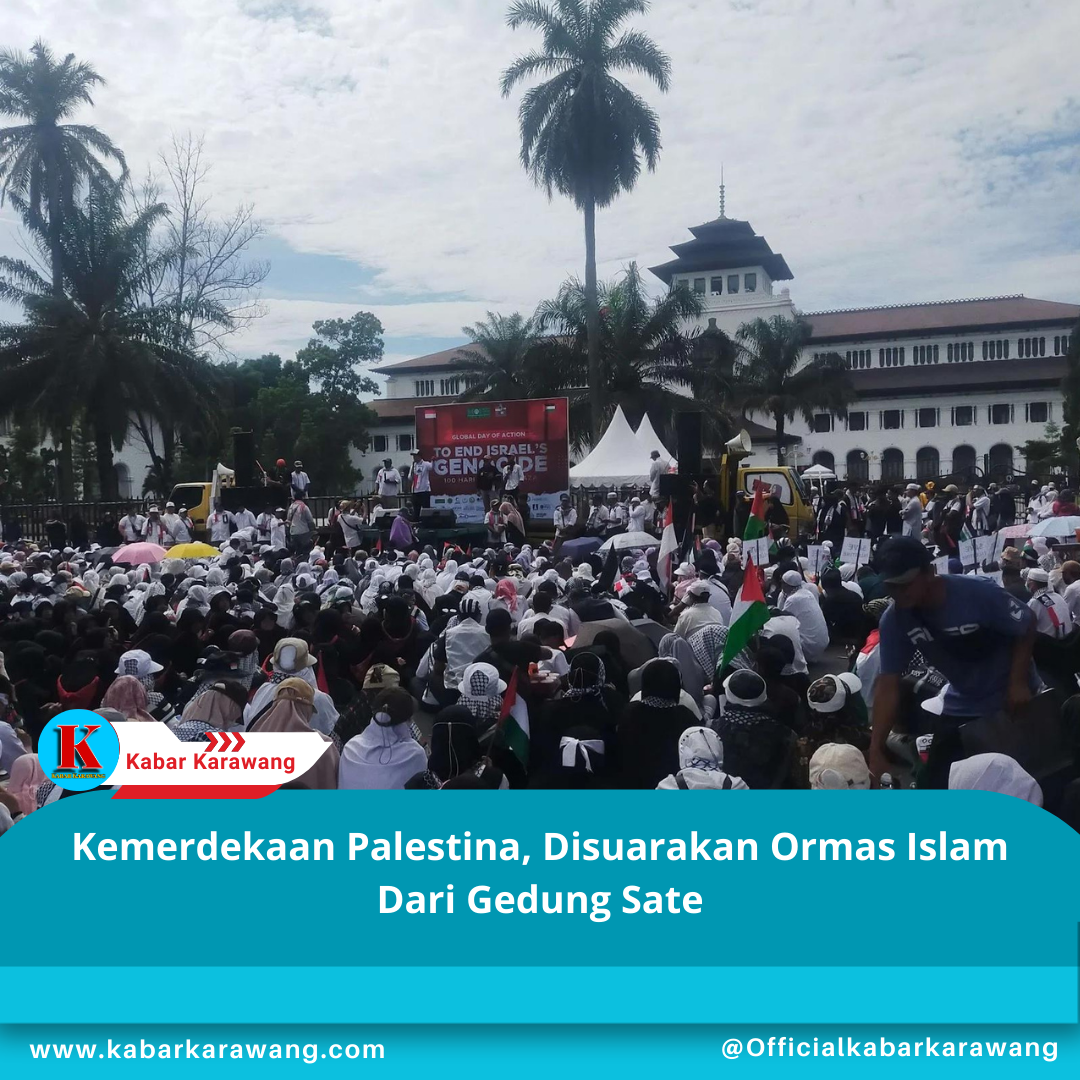 Kemerdekaan Palestina, Disuarakan Ormas Islam Dari Gedung Sate