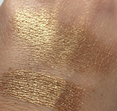 ELF Pigment Eye Shadow Golden Goddess Swatches 