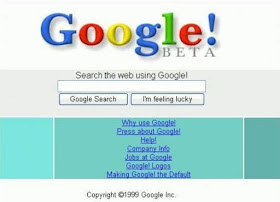 Página Web de Google en 1999