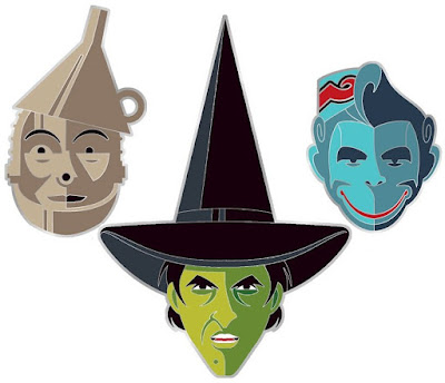 The Wizard of Oz Portrait Enamel Pin Series by Tom Whalen x Mondo