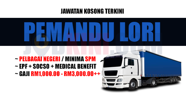 Jawatan Kosong Kelindan Lori Kuala Lumpur - Sulakerj