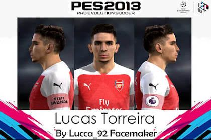 Download PES 2013 Face: Lucas Torreira Face PES 2013 by Lucca_92 Facemaker