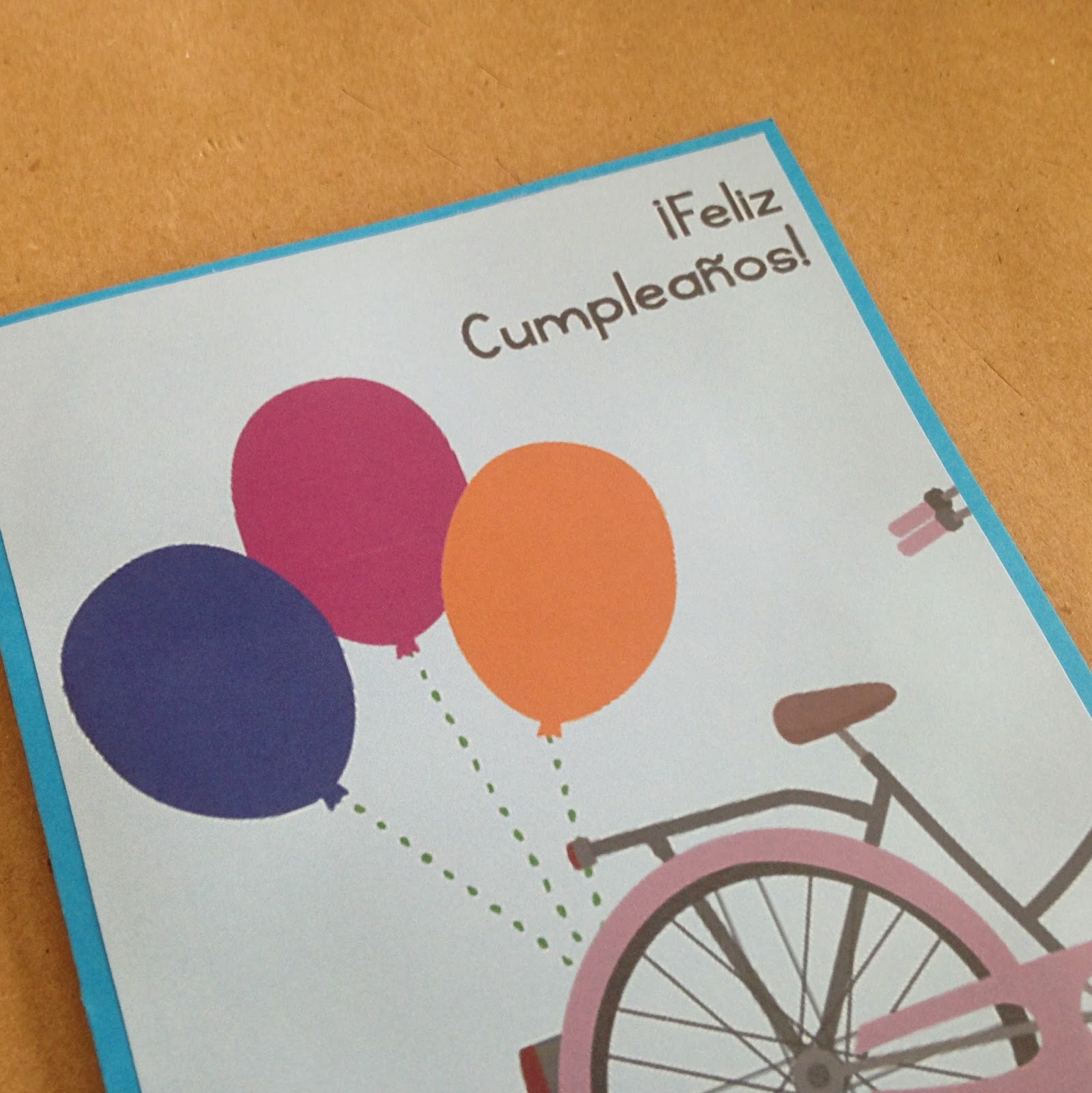 G* Manualidades: DIY: Tarjetas de cumpleaños de bicicletas