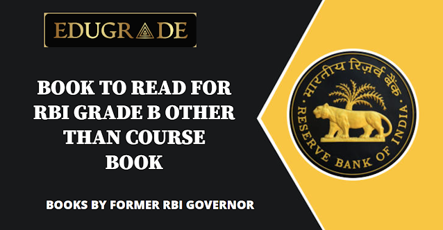 Books to be read during RBI Grade B preparation
