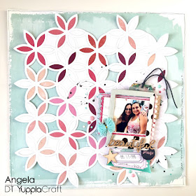 Beautiful Sorrisi Scrapbook Layout by Angela Tombari Yuppla Craft DT