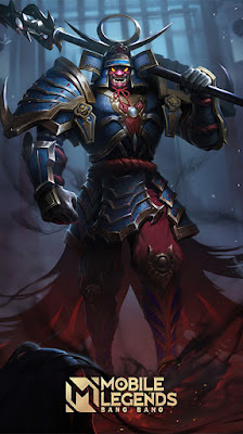 alpha onimusha commander epic skin mobile legends wallpaper hd phone