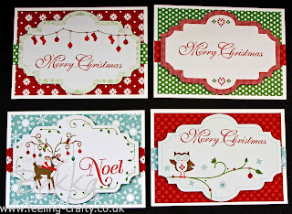 Want to make your own Christmas Cards this year but need some help?  Check out Bekka's Christmas Cards for Non Card Makers - Kits and Classes available at www.feeling-crafty.co.uk