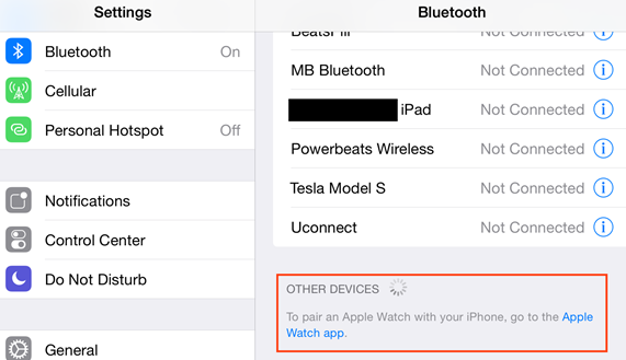 Apple iOS 8.2 Beta 4 Features Screenshot