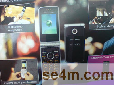 New Sony Ericsson Clamshell Phone