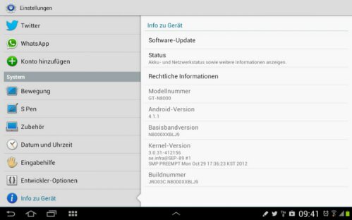 galaxy note 10.1 get xxblj9 update jelly bean