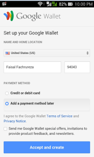 ubah alamat google wallet