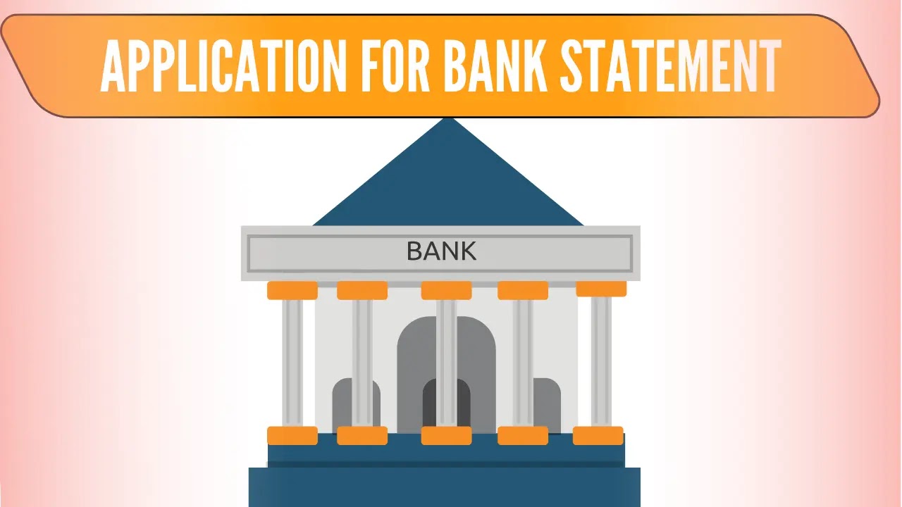 Application Letter for Bank Statement