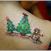 New Year Horror Christmas Tattoos Designs