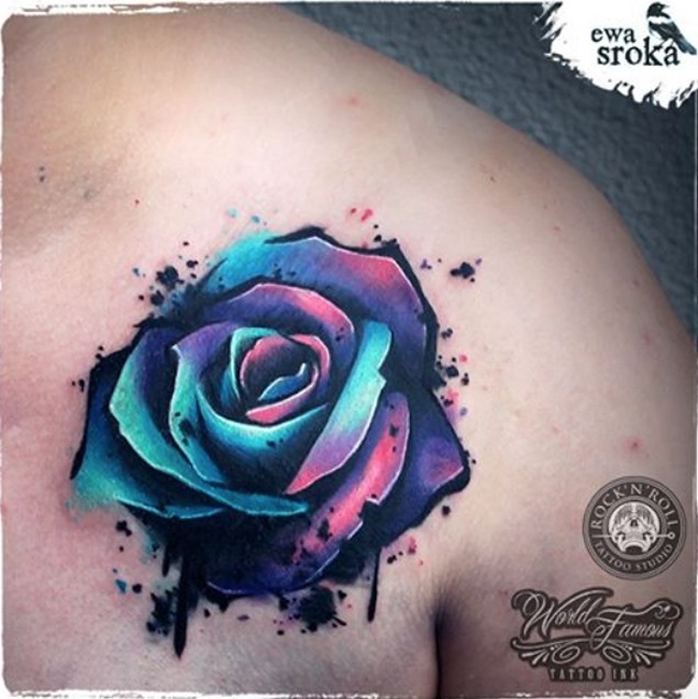 o_colorido_aquarela_rosa