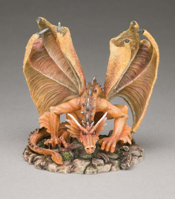 sculpture dragon in mini scale