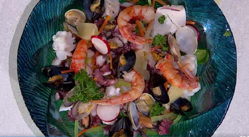 Insalata di mare ricetta Mauro Improta