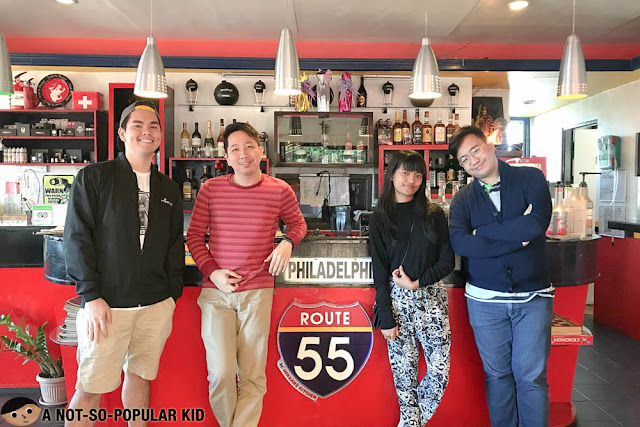 Renz Cheng, Gerone Tolentino, Edna Aldave and Emil Ong in Route 55 Baguio