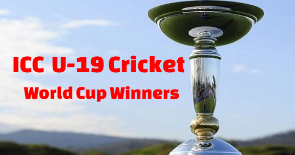 U19 Cricket World Cup Winners List With Captains Since 19 Sports History