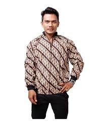 Baju Batik Pria Lengan Panjang