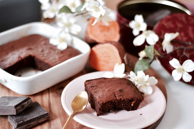 recette facile : gâteau au chocolat et à la patate douce 