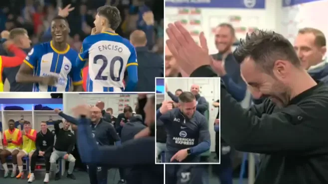 Brighton FC Under Fire for Excessive Celebration of Victory Against Man Utd 'like a cup final'