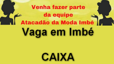 Vaga para caixa em Imbé