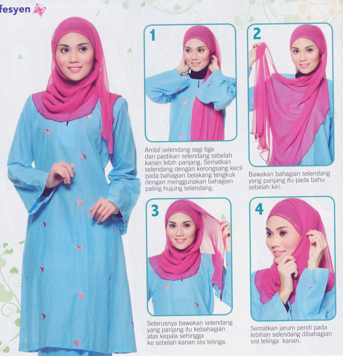 Tutorial Shawl Bulat Various Daily