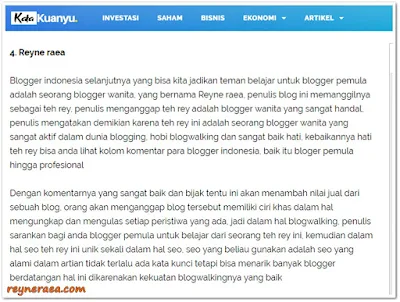 blogger indonesia yang menginspirasi katakuanyu