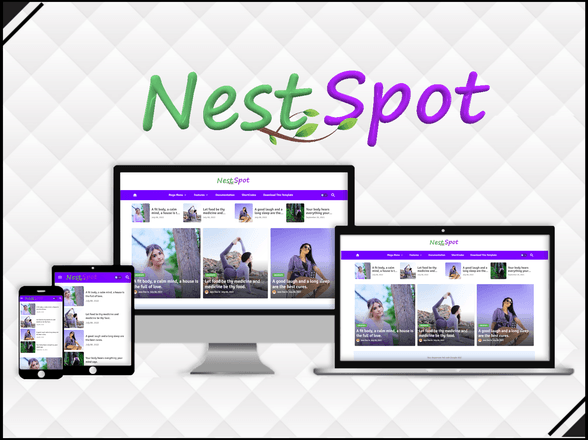 NestSpot - Professional News & Magazine Blogger Template - Blogger Template 2024